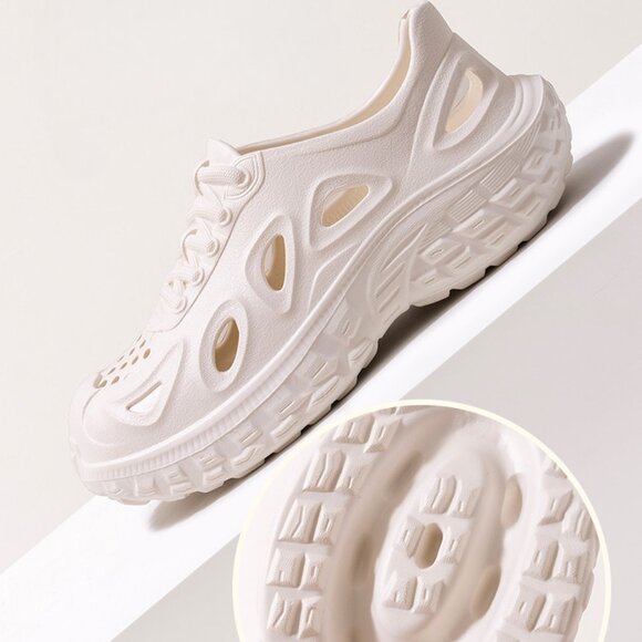 Unisex Breathable Platform Clogs& Lightweight Slip-On~~WHITE - Picture 5 of 6